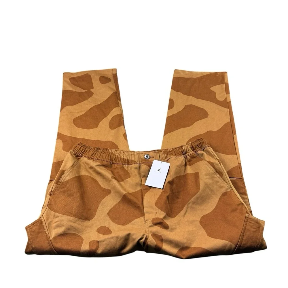 FD7455-270 Nike Air Jordan Essentials‎ Chicago Cargo Pants Brown Men's Size XLT